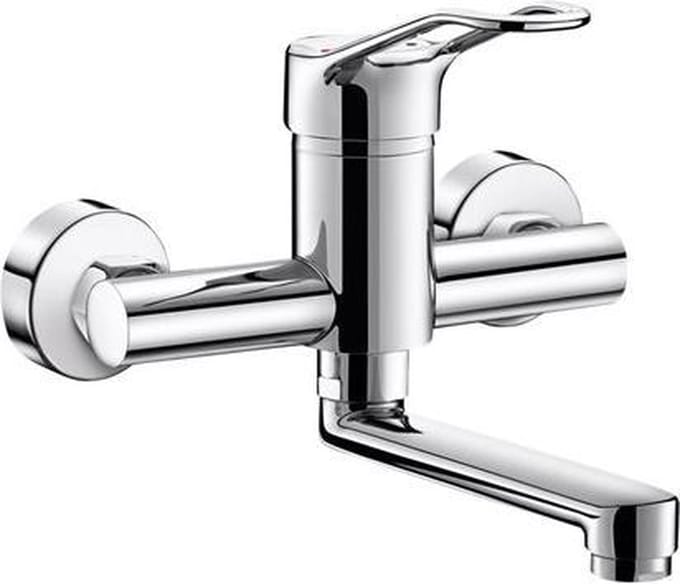 Delabie Mech. Muurmngkrn Securit Draaib Uitl L.150 Open Greep S-Kop