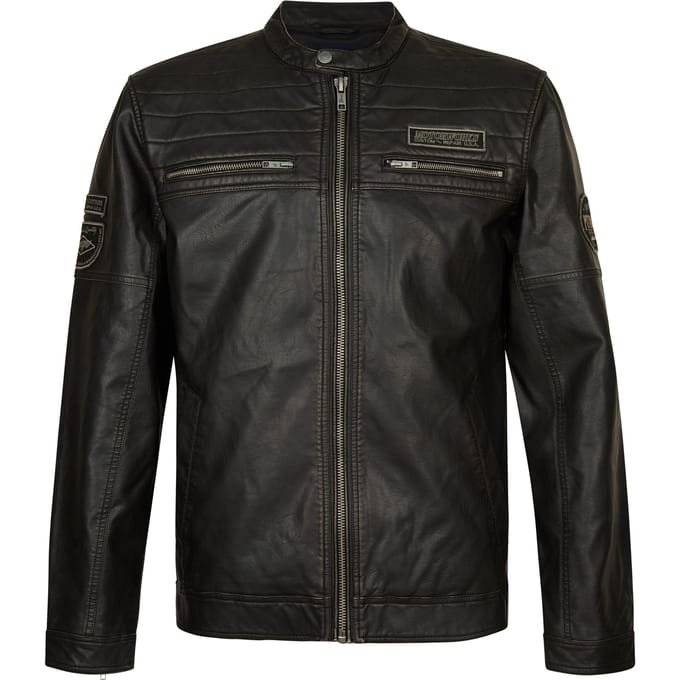 Petrol Industries - Heren PU Jack Dorado - Zwart