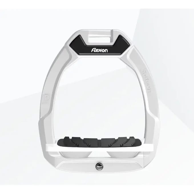 Veiligheid stijgbeugels Paardrijden Incliné Grip Wit/Wit/Wit Flex-On Safe-On