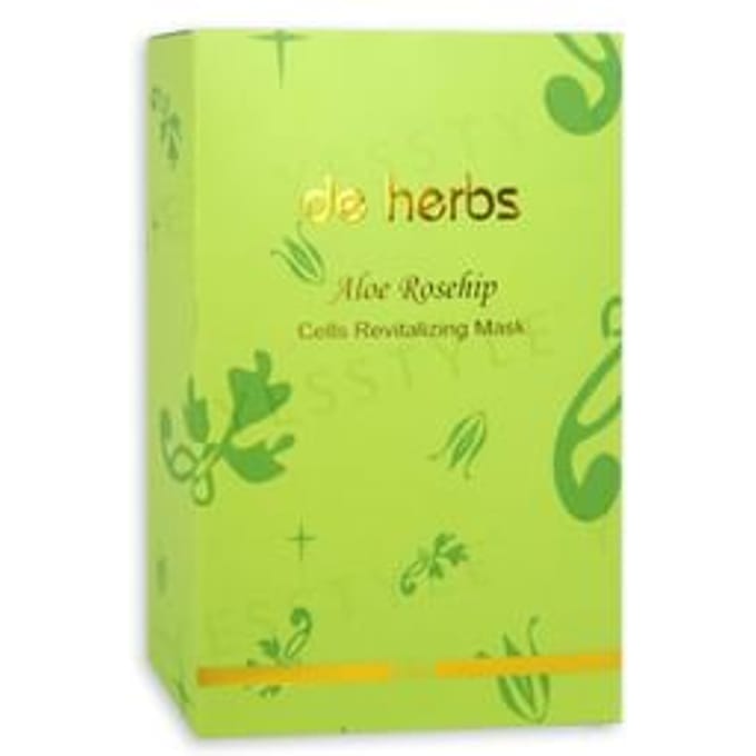 de herbs - Aloe Rosehip Cells Revitalizing Mask 6 pcs