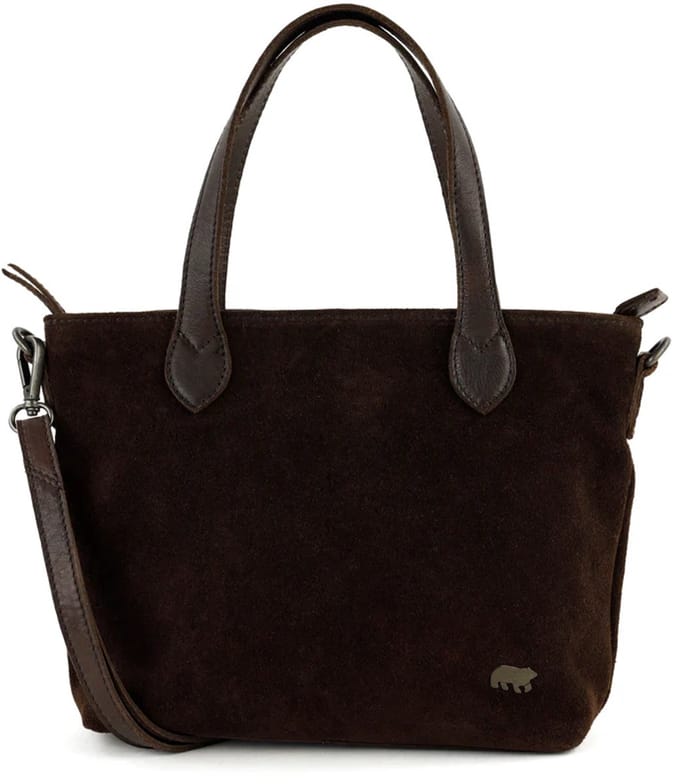 Bear Design Wietske Suede Leren Handtas - Bruin