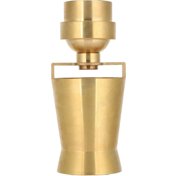 Waterfonteinsproeier 1,5 inch binnendraad messing eenvoudig te installeren IJstorensproeier voor beige
