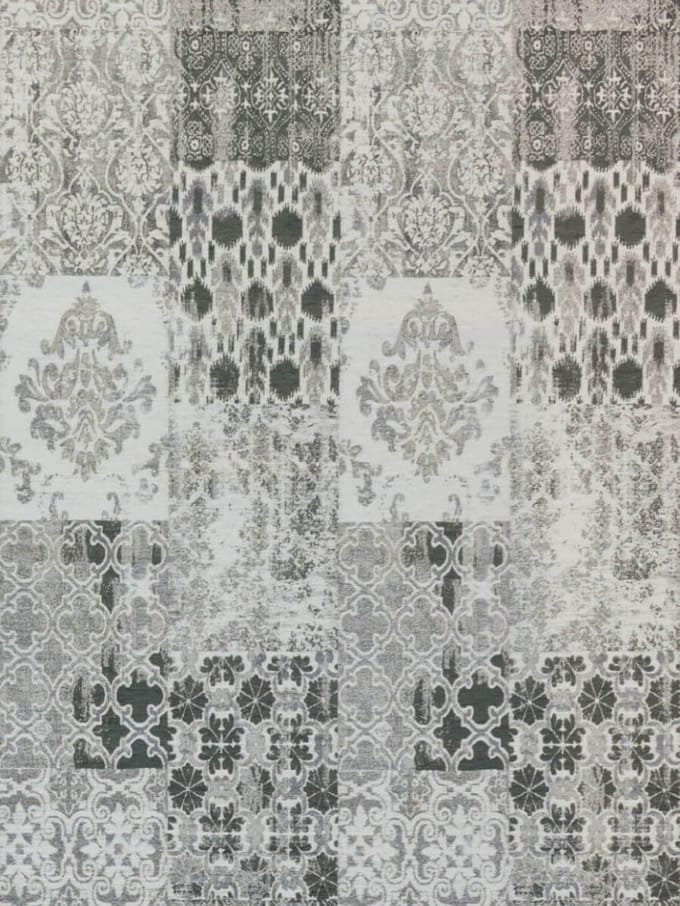 Vintage patchwork - Stunning Silver - 170x240 - Ruskeala