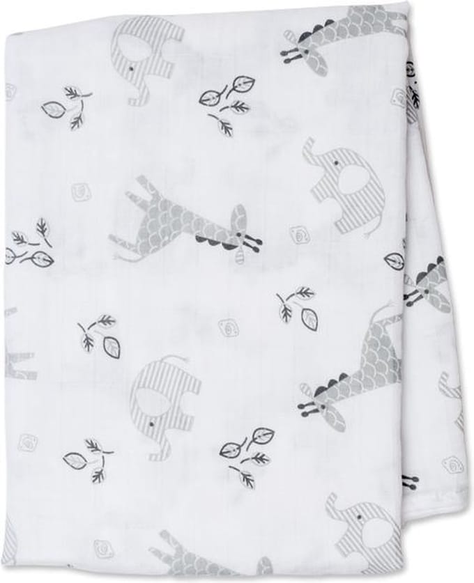 Lulujo - hydrofiele doek - swaddle - katoen - 120x120 cm - Afrique