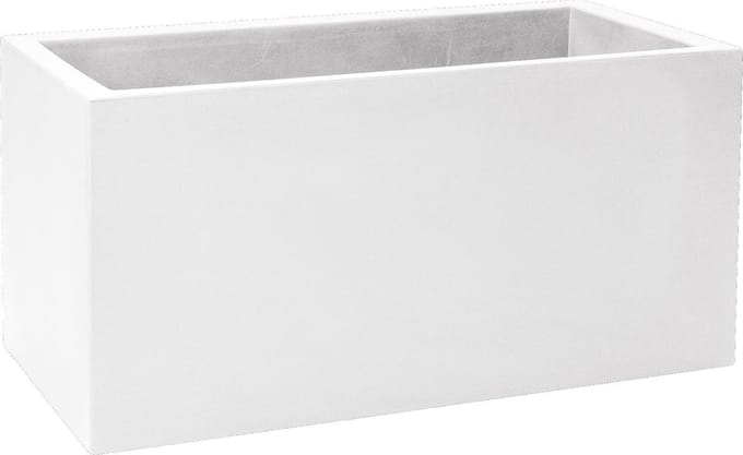 Bloembak Balkonbak Modus 80x40x40cm WIT Nicoli