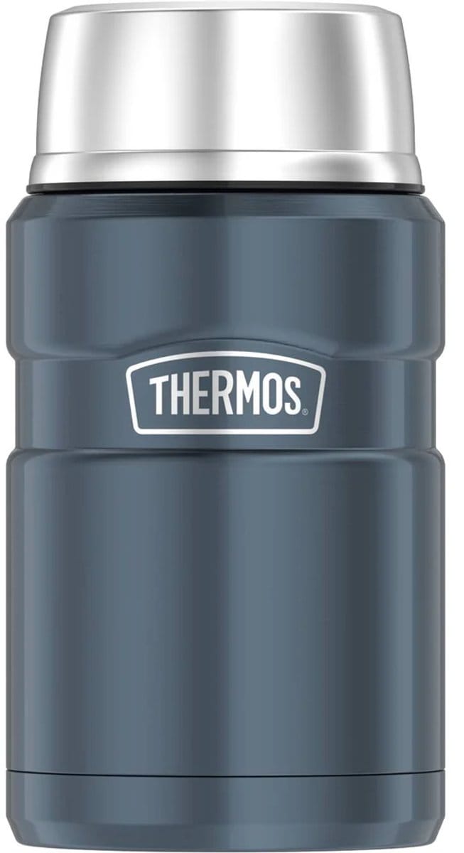 Thermos Stainless King Voedseldrager - Ice Grey Polished - 710ml