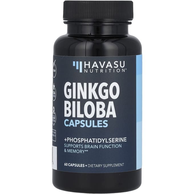 Havasu Nutrition, Ginkgo Biloba, 60 capsules