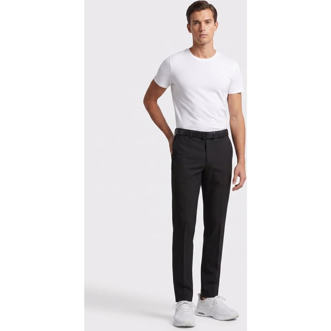 ARKET Eldar Hopsack Suit Trouser Black Taglia: 52 Short | Pantaloni Outlet | Uomo | Nero