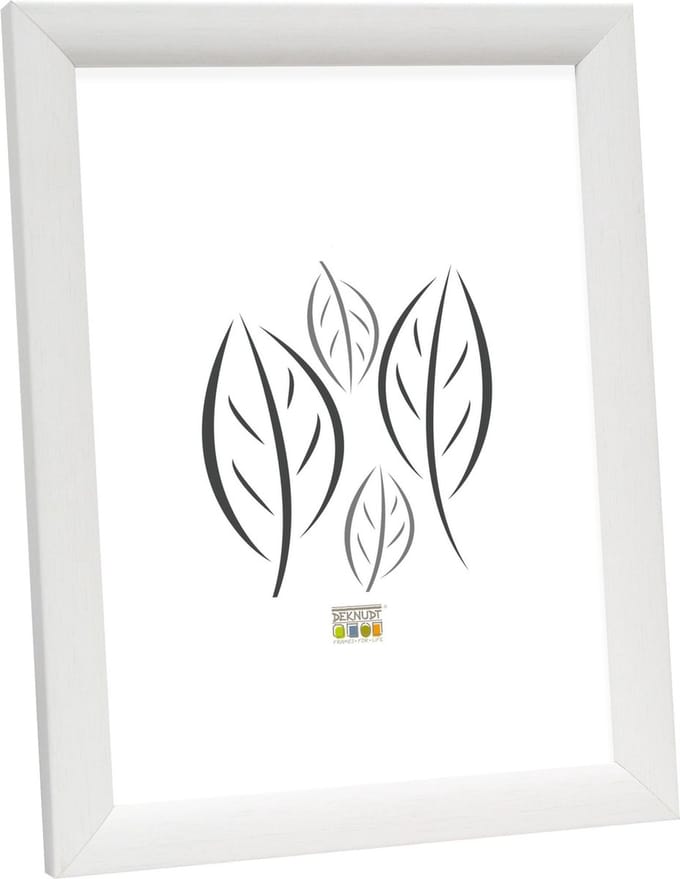 Deknudt Frames fotolijst S54SF1 - witte schilderlook - hout - 15x23 cm