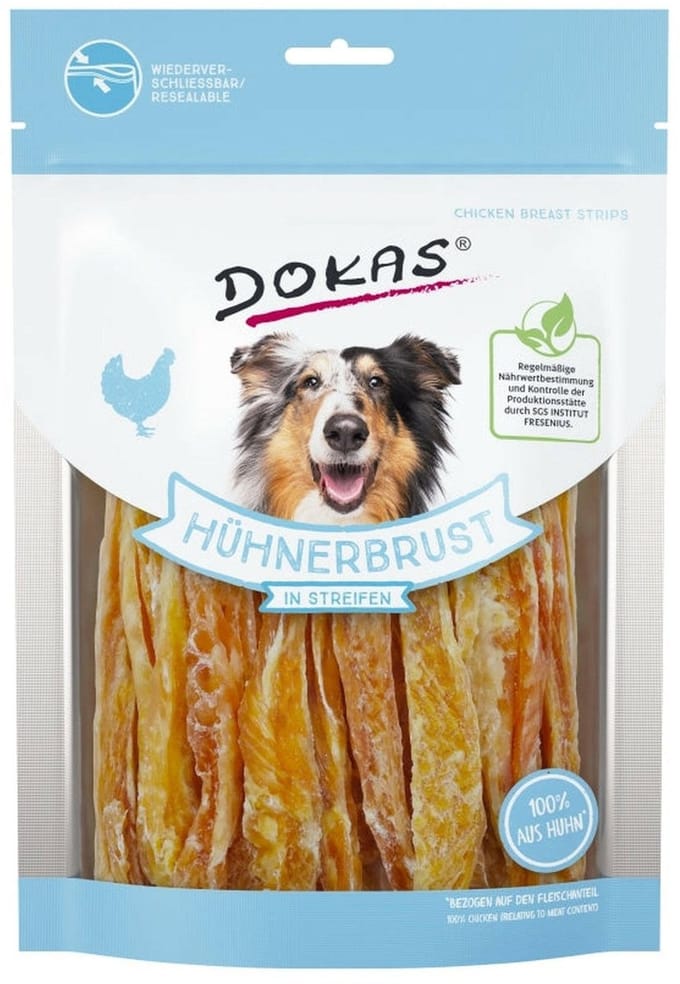 3x250g Kipfilet in Reepjes Dokas Vleessnack Hondensnacks