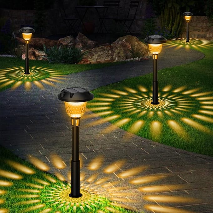 Tuinverlichting op Zonne Energie - Solar Buitenlampen -Zwart