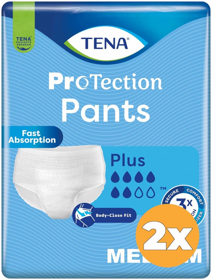 2x Tena Pants Plus ProTection M (30 stuks)