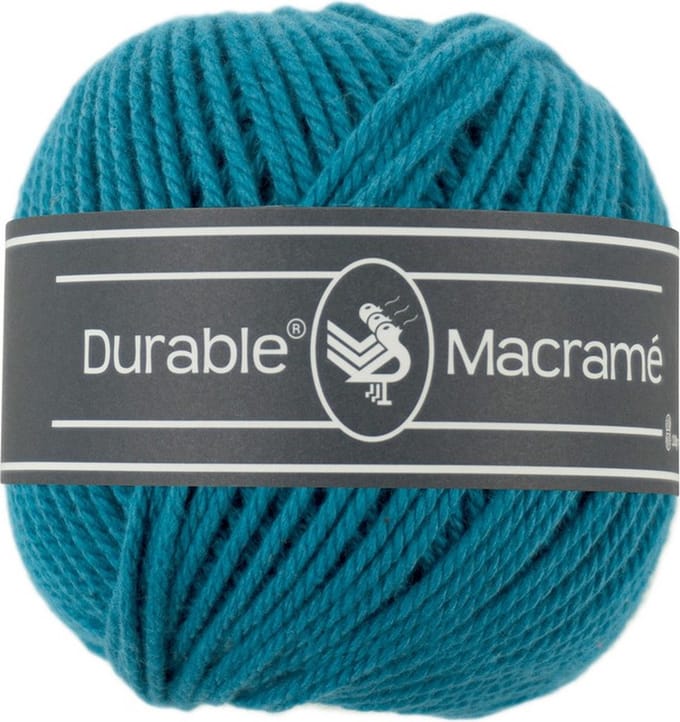 Durable Macramé - 371 turquoise - Katoen Garen