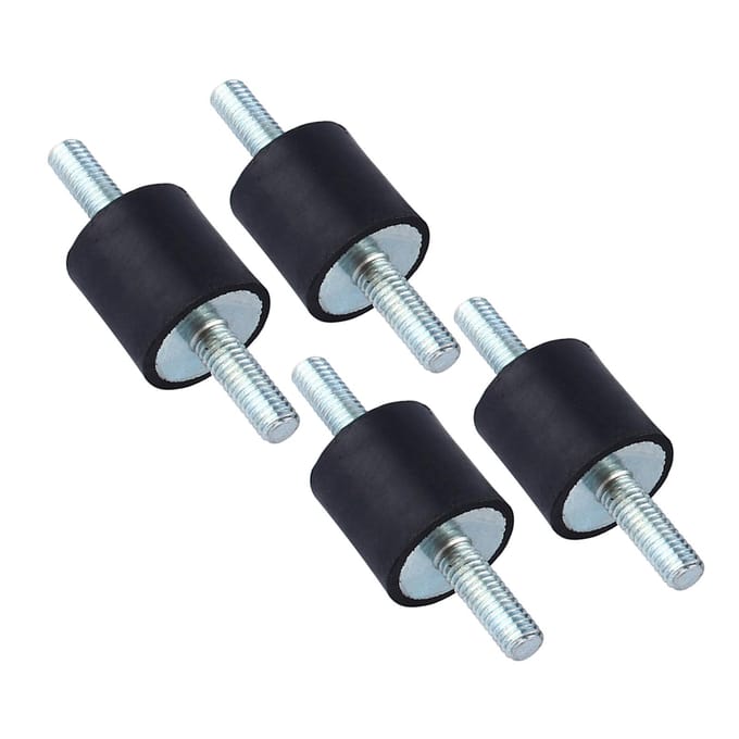 Amortisseur de choc en caoutchouc anti-vibrations pour pompe de compresseur d'air M6 20 x 20