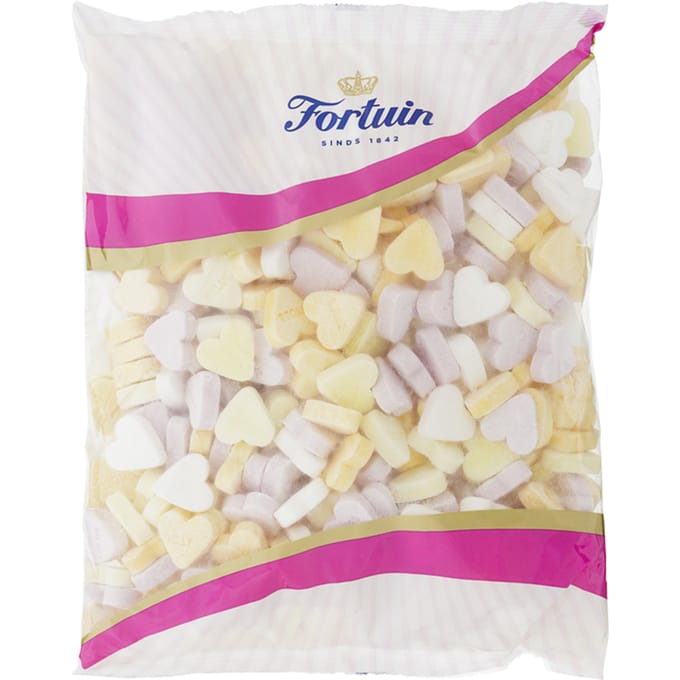 Fortuin - Vruchtenhartjes - 1 Kilo - Snoep - Hartjes - Vruchtsmaak - 1KG