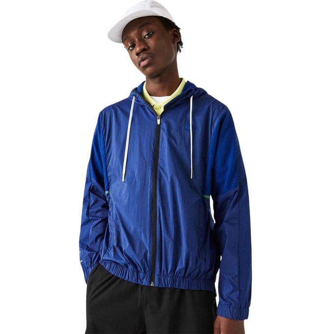 Lacoste Lichtgewicht windjack heren Block (Blauw)