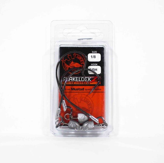 Tackle Tactics TT SnakelockZ jigkop 1/8 oz 5/0 XH 3/pak (6665)