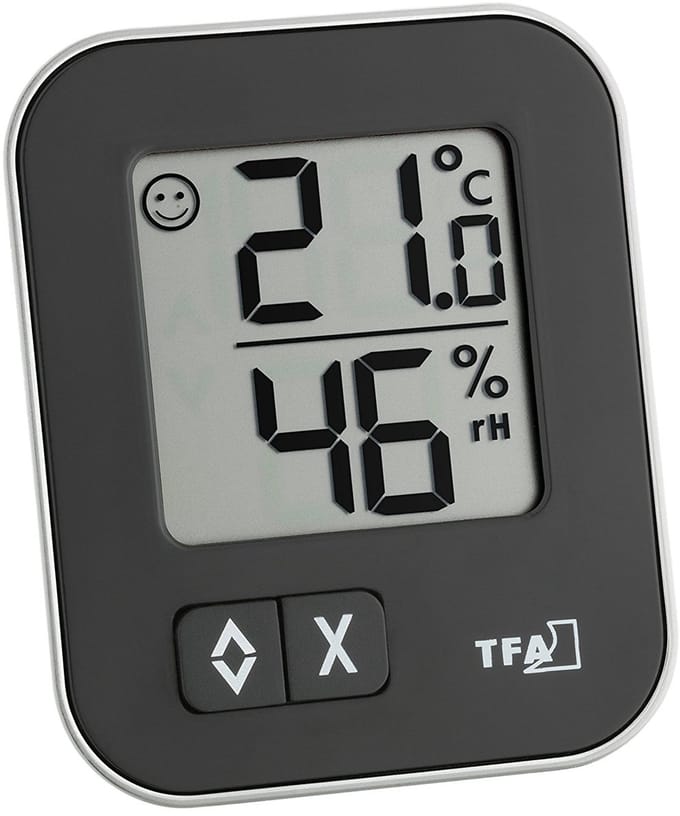 TFA Digitale Thermo- Hygrometer Moxx, zwart
