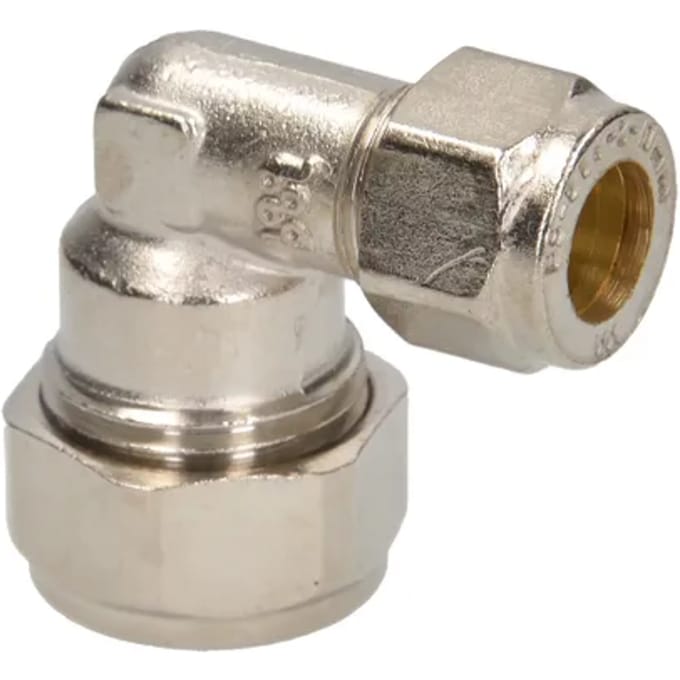 Sanivesk Knel Knie Verloop Chroom 15x10mm