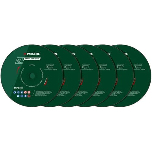 PARKSIDE Slijpschijven 230 mm (RVS slijpschijven 6 stuks)