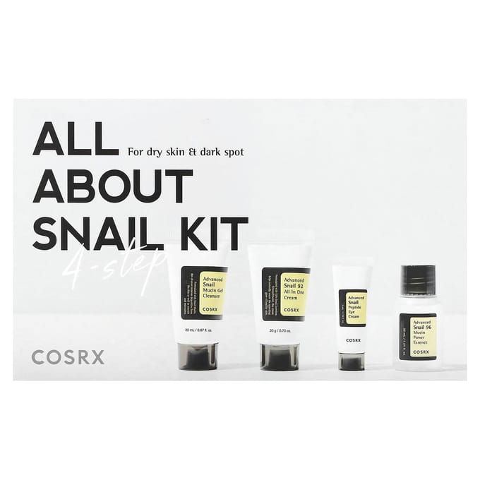 COSRX - All About Snail Kit - Korean Skincare - 4 Delig