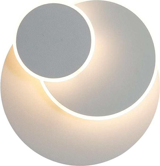 wandlamp - 24cm - Klein - 15W - draaibaar LED - 3 Rond - Warm Licht - 3000K