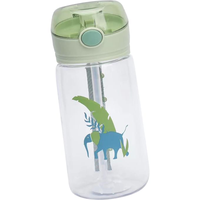 Kinderwaterfles 520ml Rietje Ontwerp Sterk PC PP Transparant Plastic Waterfles voor School white