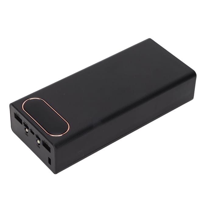 L16 16x18650 DIY Powerbank 2 USB Uitgang Batterijhouder met LCD-scherm en Micro Type C Ingang