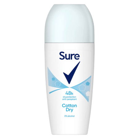 Sure Roll-On Deoderant 48h Cotton Dry - 50ml