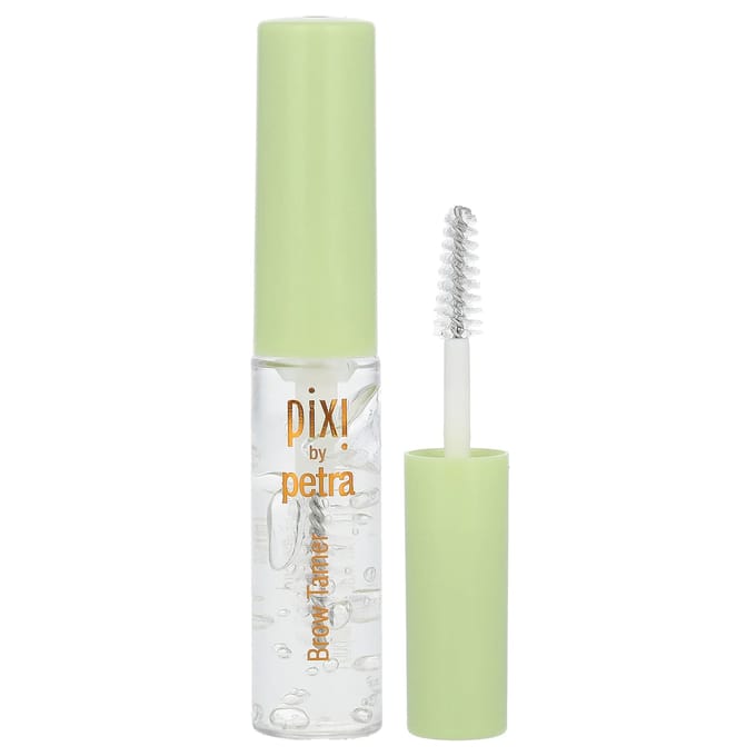 Pixi Beauty, Brown Taper, Clear Brow Gel, 0744 Translucent, 0.1 fl oz (4.5 ml) white