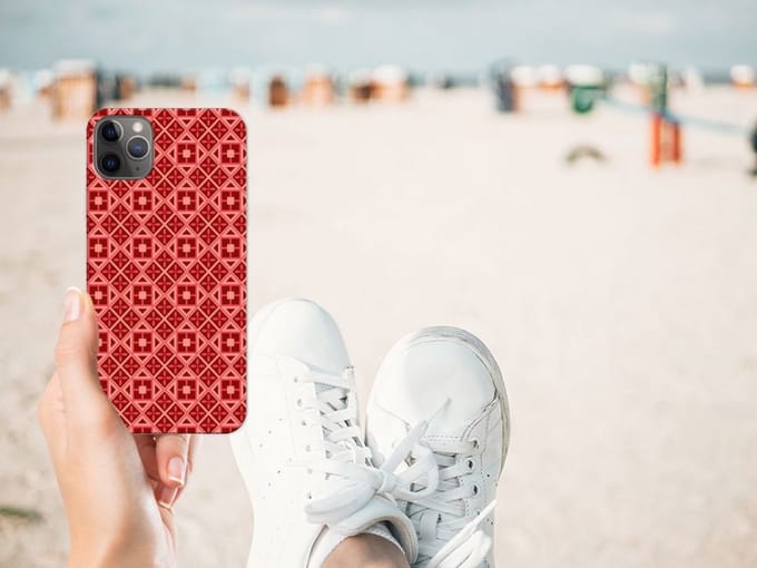 Apple iPhone 11 Pro Max TPU bumper Batik Rood
