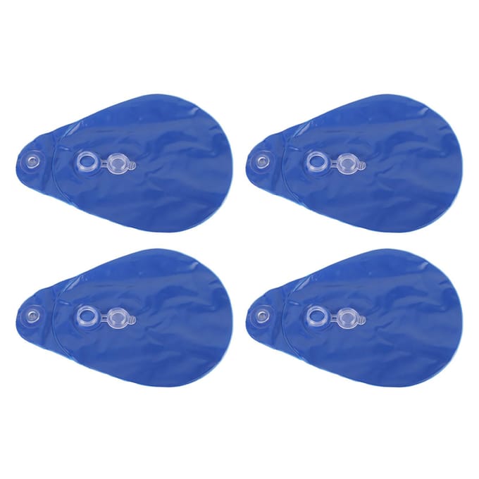 10PCS Poids de couverture de piscine PVC Sac d'eau suspendu pour bâche d'hiver pour piscine hors sol blue
