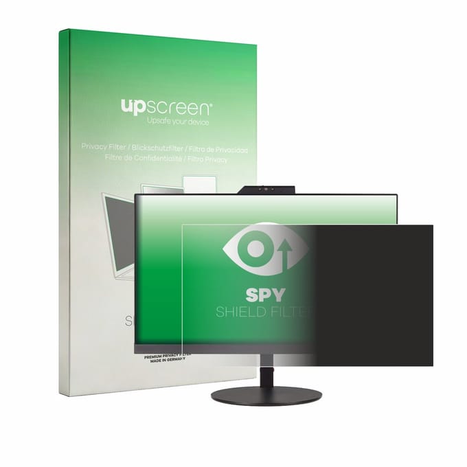 upscreen - privacyscherm voor Lenovo ThinkVision T24V-10 23.8" - privacy filter screenfilter Blauwlichtfilter