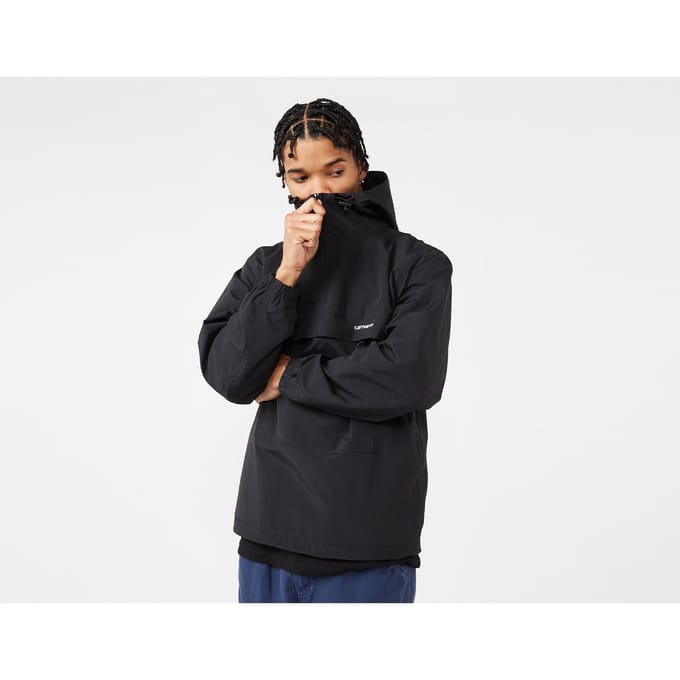 Windbreaker met labelstitching