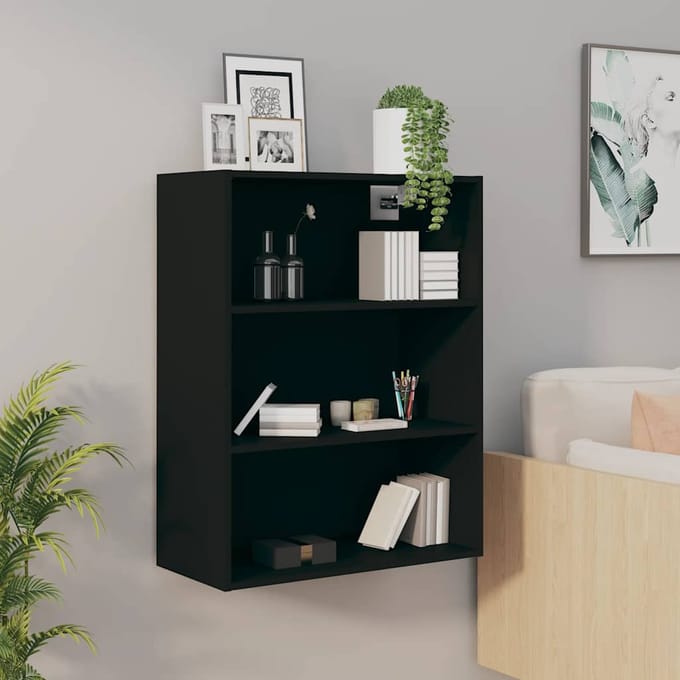 vidaXL - Hangkast - 69,5x32,5x90 - cm - zwart