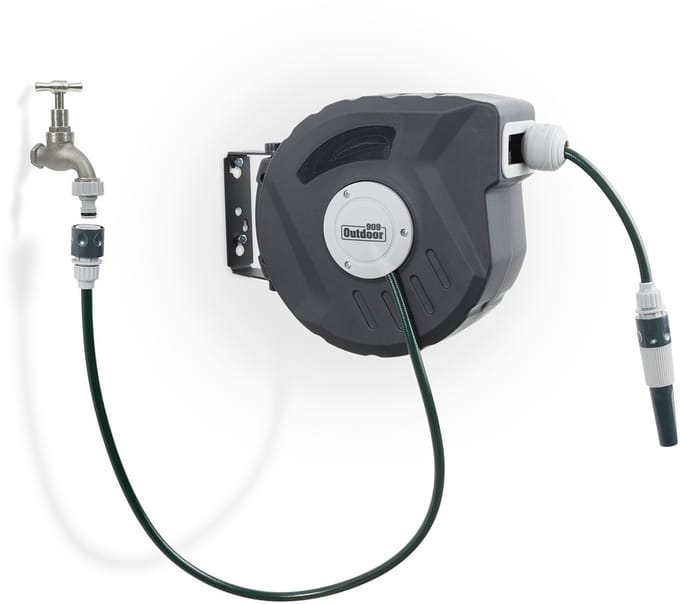 909 Outdoor Tuinslag met Haspel - 10 meter - Oprolsysteem