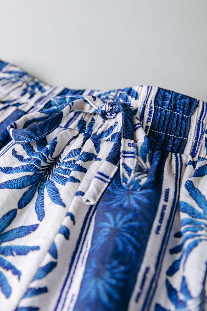 Colourful Rebel Sensa Palm Ruffle Short Bright Blue Größe: S | Unterhosen Outlet | Damen | Blau