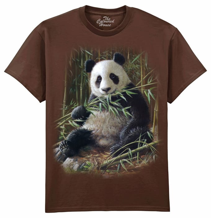 Bamboo Panda The Coloured House T-shirt L