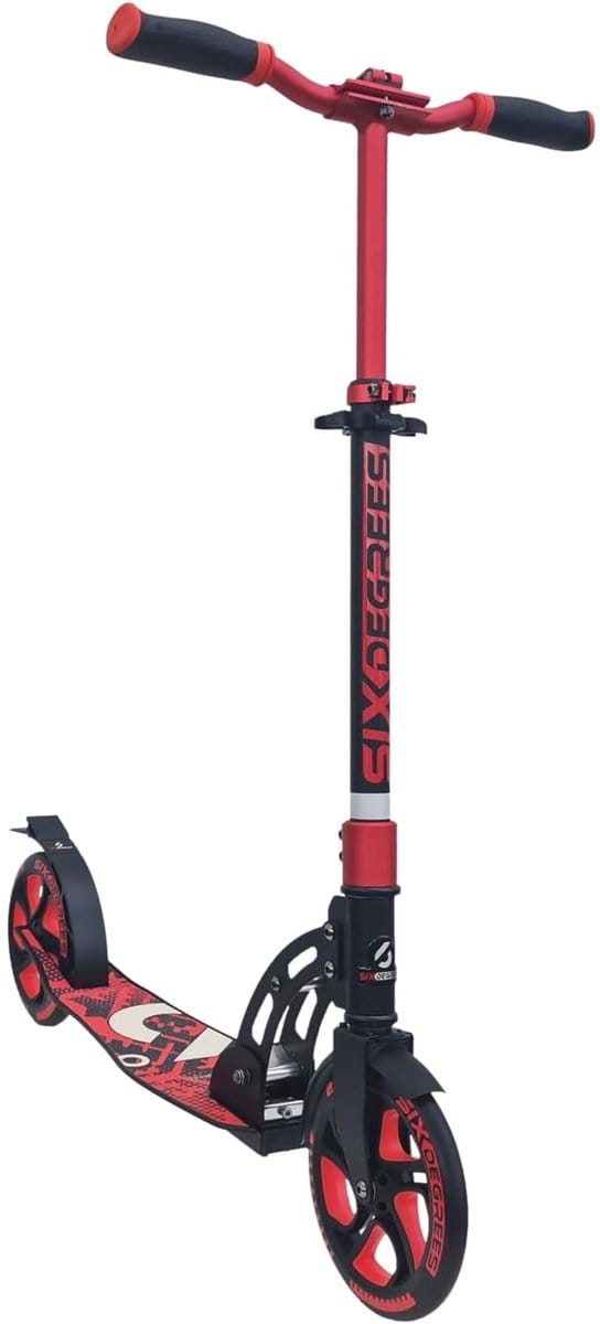 SIX DEGREES aluminium step 205 mm racing red