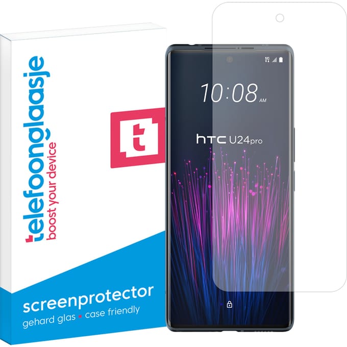 HTC U24 Pro screenprotector gehard glas