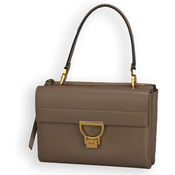 COCCINELLE Leren schoudertas Arlettis Shoulder Bag Warm Taupe