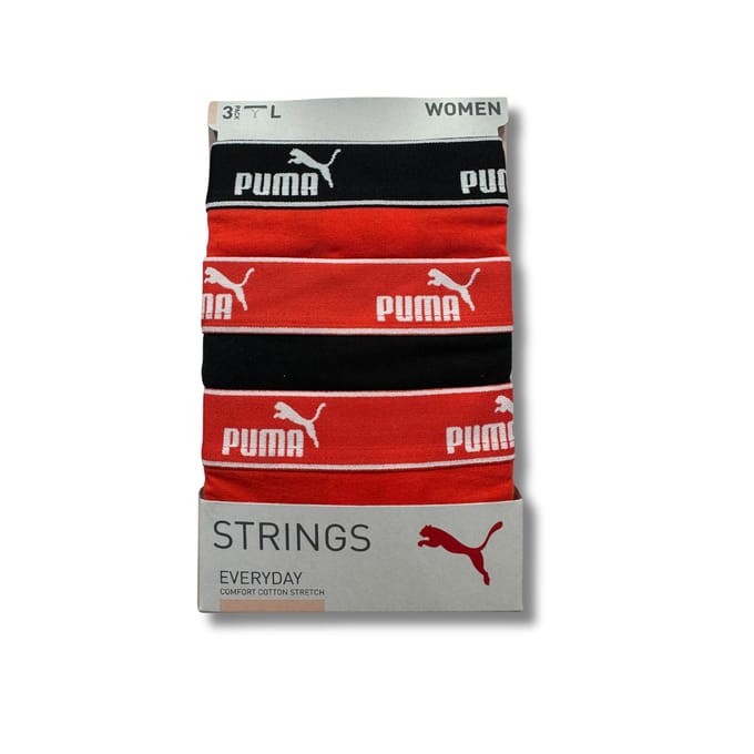 Puma BASIC 3-PACK dames string 93533709 r M black