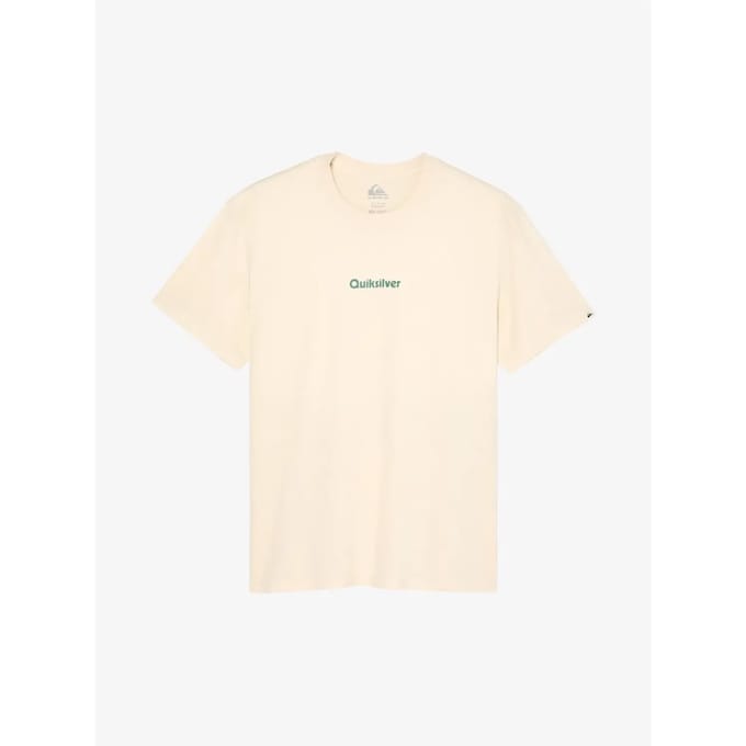 Quiksilver Evo Rays T-shirt Met Korte Mouwen Beige,Wit M Man