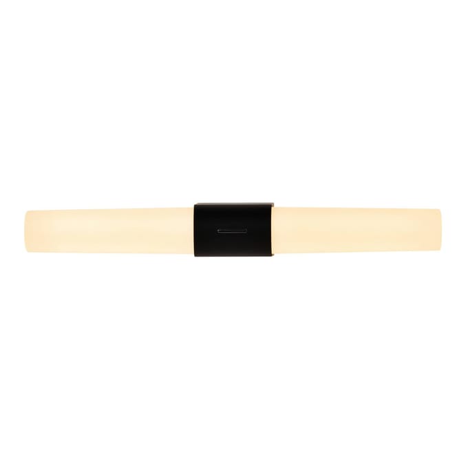 Nordlux Helva double basic-wandlamp-IP44-LED module-zwart