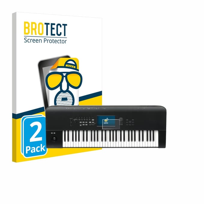 BROTECT - Screenprotector voor KORG Nautilus 61 - Folie Beschermfolie matte 2 Stuks
