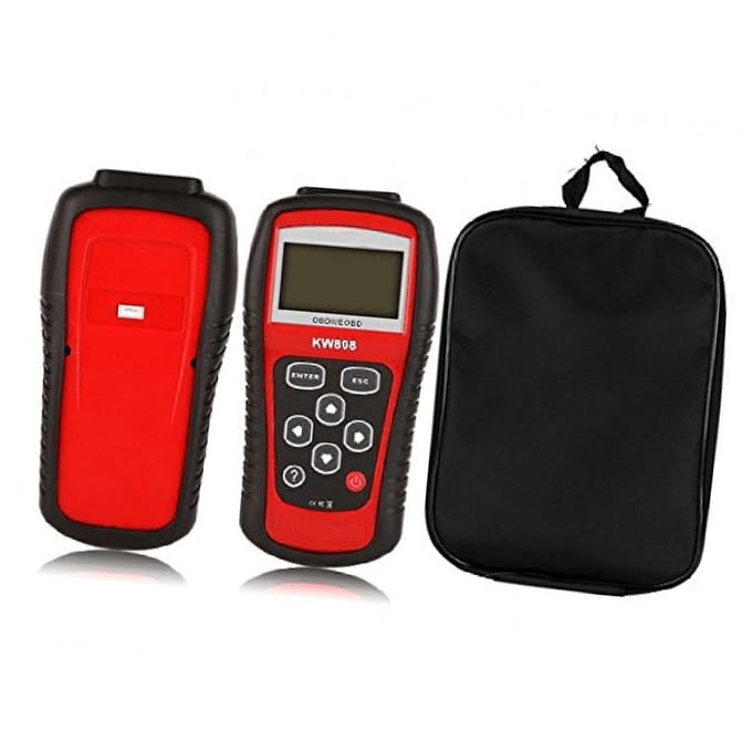 KONNWEI OBDII / EOBD Auto Codelezer en Automatische Scanner Detectie Decoder KW808 red