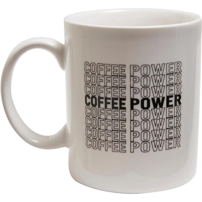Mister Tee - Coffee Power Mok/beker - Wit