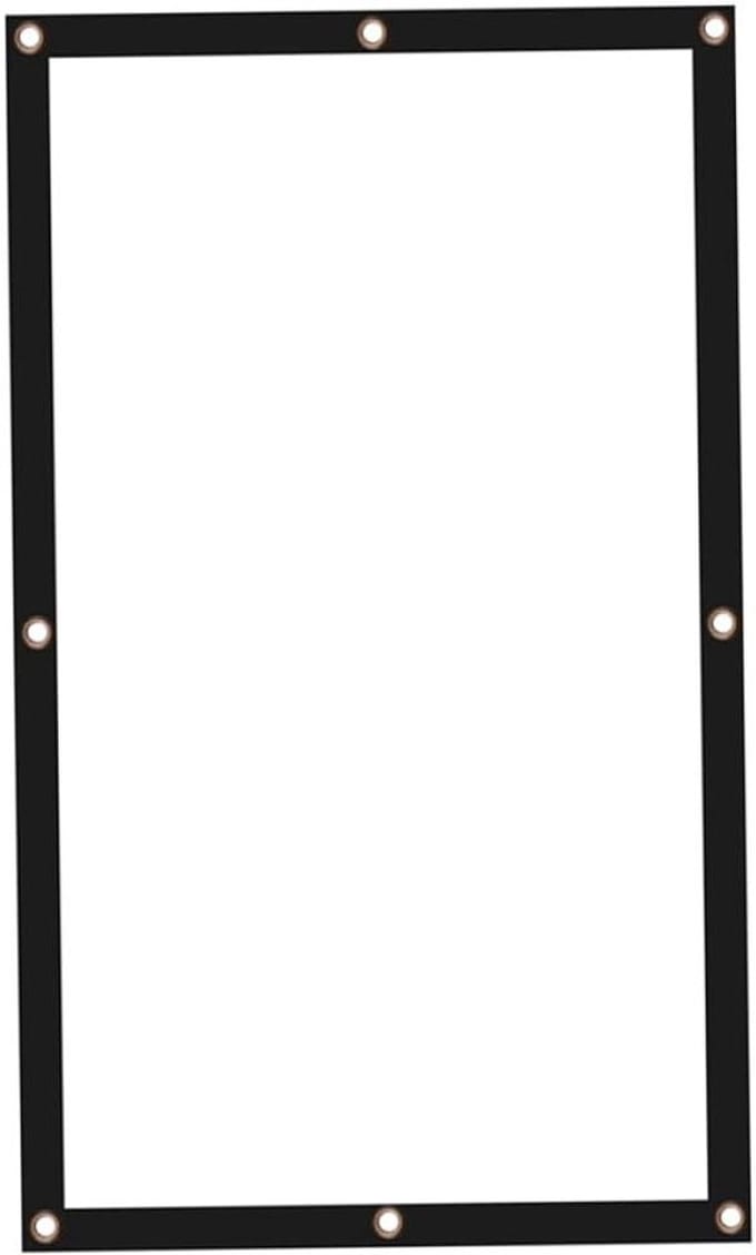 Projectiescherm met standaard - Draagbaar doek - Thuisbioscoop creëren - Gelijkmatige lichtverspreiding - 100 inch 16:9 - Wit
