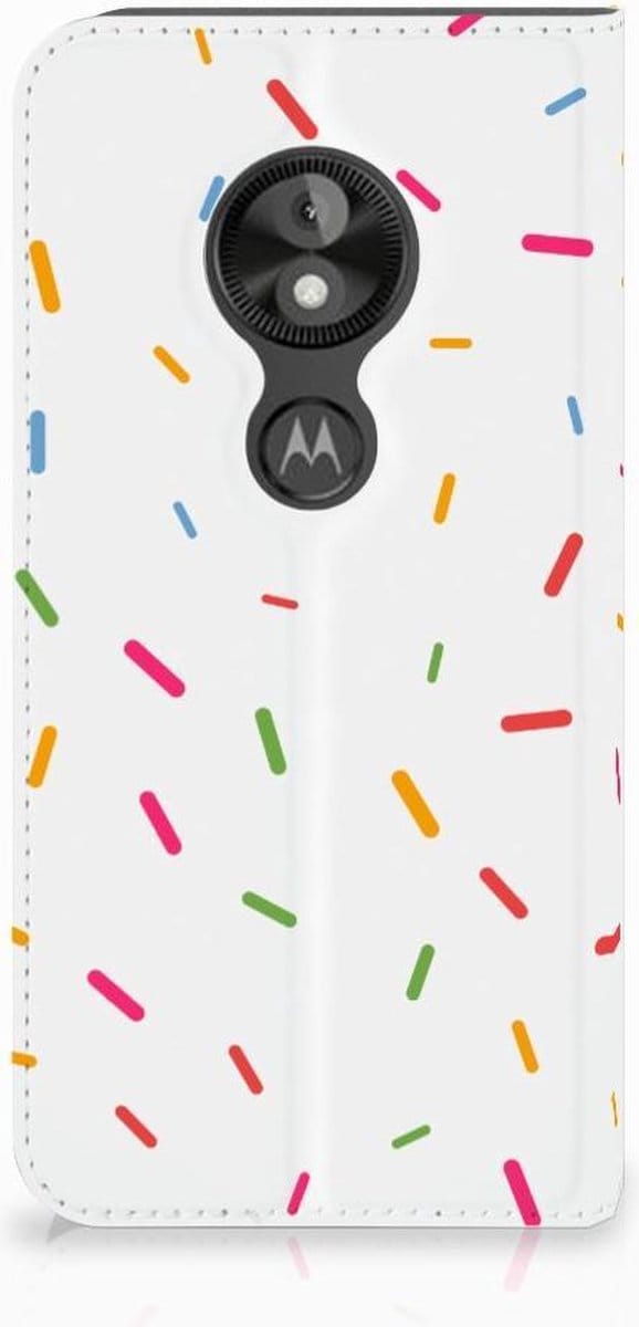 Motorola Moto E5 Play Flip Style Cover Donut Roze