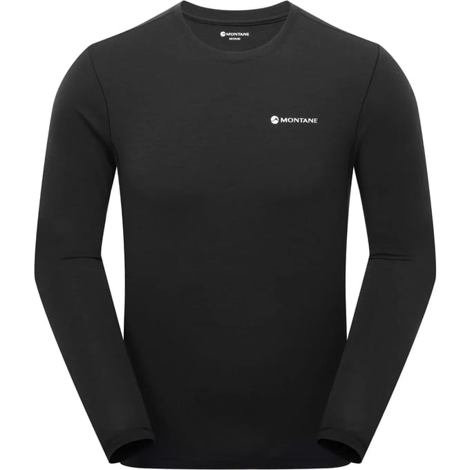 Montane Malli T-shirt Met Lange Mouwen Zwart S Man